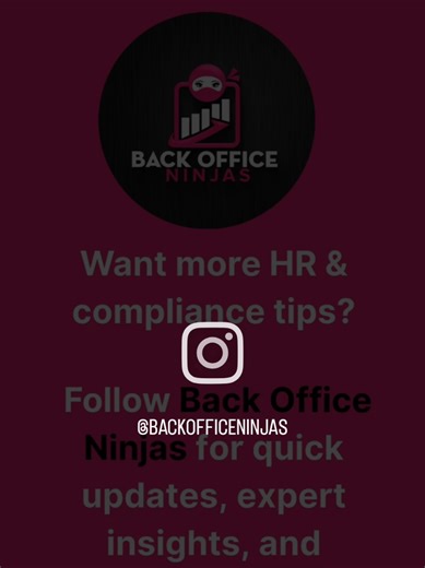 Behind every thriving workplace is a strong back office 💪 We help businesses stay compliant, streamline processes, and build a workplace culture that actually works.📊⚙️🤝 #BackOfficeNinjas #WorkplaceExcellence #HRSupport #HumanResources #HRCommunity