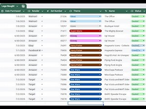 How To Track Your Lego Investments with Google Sheets!