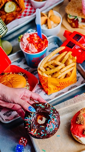 The flavors, the beats, the energy…. Our first ever Block Party at Block 16 Urban Food Hall had it all 🍔 🍩 🍹 Thanks to everyone who came out for an experience that was anything but ordinary 💥 | The Cosmopolitan of Las Vegas