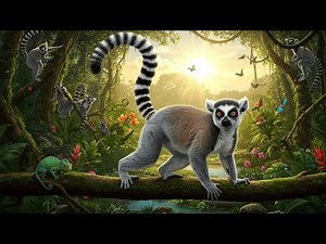 🦴 Amazing Lemur Facts & Forest Fun! 🌿 | Fun Animals for Kids