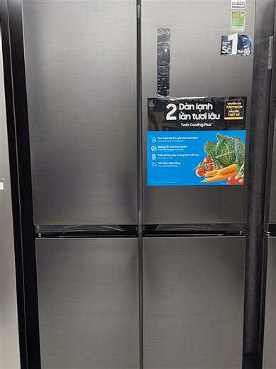 Tủ Lạnh Samsung Multidoor 488 Lít RF48A4000B4/SV * Điện Máy Chợ Lớn Cà Mau