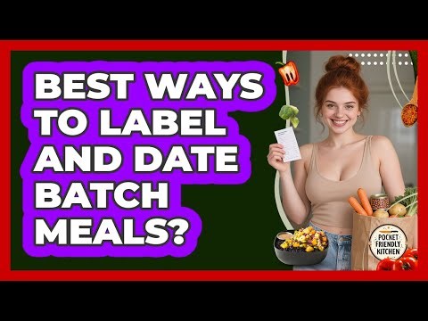 Best Ways to Label and Date Batch Meals?