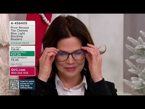 Prive Revaux The Chelsea Blue Light Blocking Readers on QVC