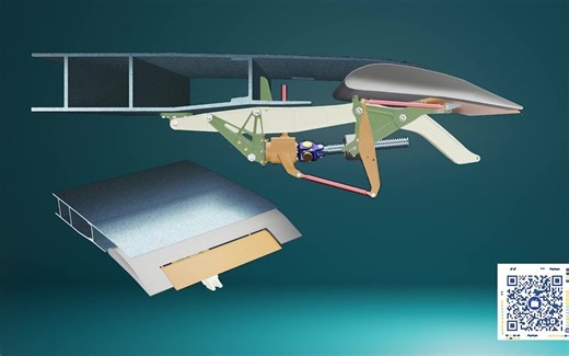襟翼-飞机后缘襟翼(Trailing edge flap)富勒襟翼机械原理