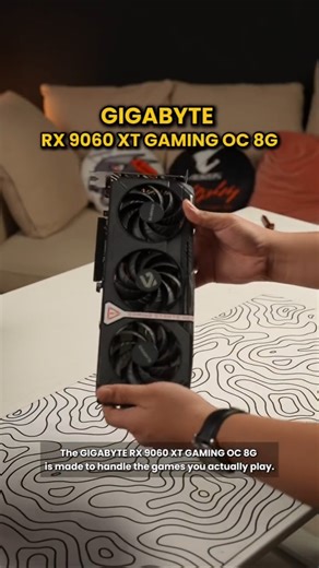 1K views · 25 reactions | The GIGABYTE RX 9060 XT Gaming OC is built...