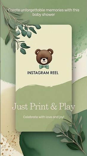 Baby Shower Activity Book | Printable Party Games for Your Guests 👶