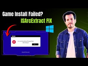 How To Fix ISArcExtract Error While Installing Games on Windows 11/10 | Step-By-Step