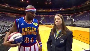 1.6M views · 43K reactions | In 2013, Corey "Thunder" Law broke the Guinness World Records Title for the longest basketball shot at 109 Feet, 9 Inches!  Check out his incredible strength and accuracy!  | Harlem Globetrotters | Facebook