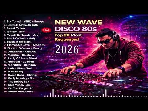 Top 20 Most Requested New Wave Disco 80s Nonstop Remix