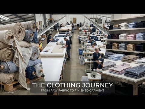 Inside a Textile Garment Factory | Cutting, Stitching & Finishing