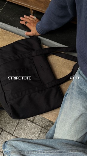 7.5K views | @doann.dc with our Stripe Tote Bag — the daily essential: minimal, practical, reliable. -— DIM - Beyond Simplicity • Store: 460 Lê Văn Sỹ, P.14, Q.3, HCM #dim #totebag #stripetotebag | DIM | Facebook
