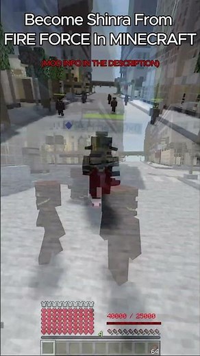 Becoming Shinra From FIRE FORCE in MINECRAFT...ITS FIRE!!