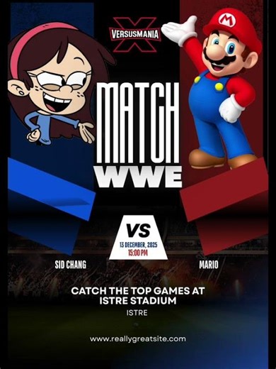 Sid Chang vs. Mario – Epic Showdown, December 13, 2025
