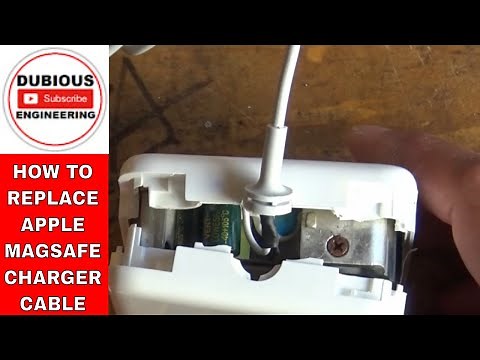DuB-EnG: Repair an Apple Macbook 85w MagSafe Power Supply Charger - Fix / Replace the Broken Cable
