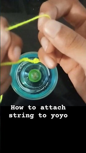 How to attach string to yoyo