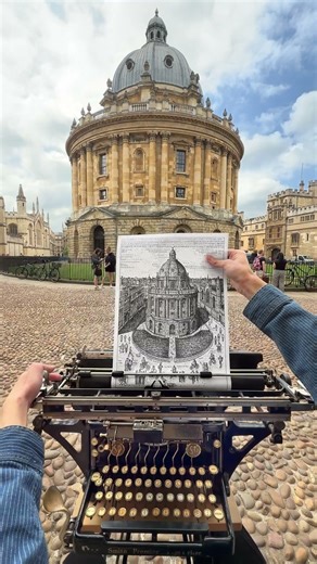 3 WEEKS of typing Oxford University | ASMR Art #art #satisfying