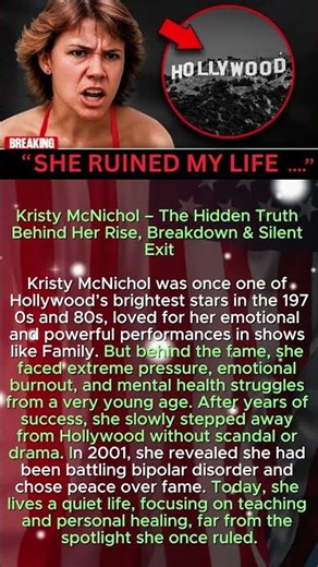 Kristy McNichol – The Hidden Truth Behind Her Rise, Breakdown & Silent Exit