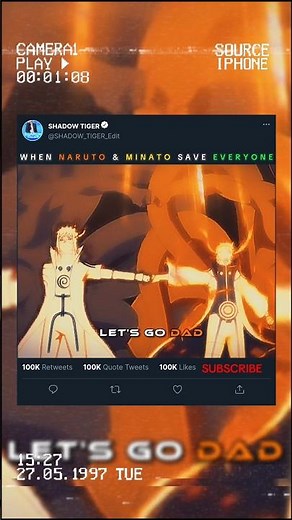 The Moment When Naruto & Minato Save Everyone ✨🔥🥶...