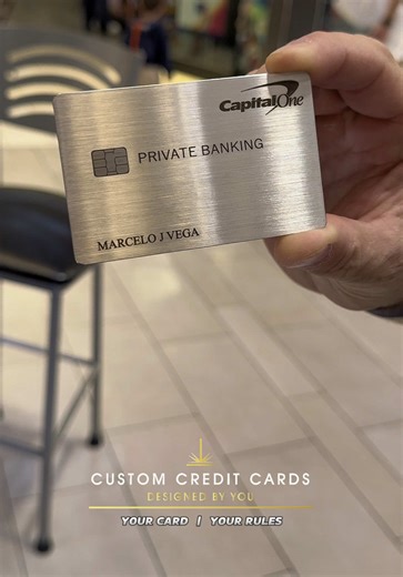 Capital One Custom Metal Credit Cards at Sawgrass Mills