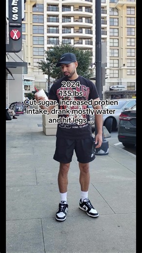 Decided to cut back on sugar, increase protein intake, drink more water and hit legs at the gym. In 2 years I was able to gain 30 lbs of muscles #gym #fitness #2026 #gymtok #workout