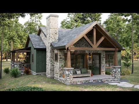 29'x39' (9x12m) A One-Story Home That Will Wow You | Small House Ideas