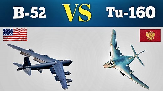 Tupolev Tu-160 VS B-52 This video you will see a comparison between tow bo-m-ber one is Tu-160 Bomber and another one is B-52. Tu-160 is made by Russia and B-52 is made by United States #Tu160 #Aircraft | Defence Learning