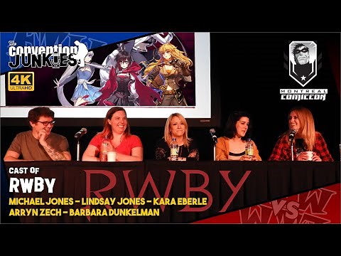 RWBY (Ruby, Weiss, Blake, and Yang) Cast Q&A Montreal Comiccon 2018 Full Panel