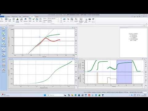 Tutorial saphir aula 3 gráfico do diferencial de pressão e sua derivada.