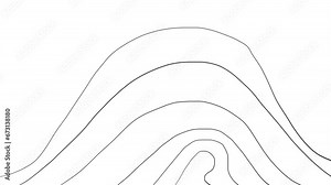 Simulate a wave with multiple layers of lines