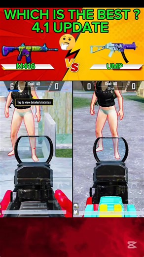 #creatorsearchinsights 💥 M416 vs UMP45 😱 Damage Test ⚔️ Which gun wins the real fight?🔥 AR Power vs SMG Speed 🎯 Watch till the end for the winner 👑 ⚡ Power • Fire Rate • Accuracy • Recoil • Stability 💣 Real gameplay test in PUBG Mobile & BGMI 4.1 Update 🎮 🔥 More matchups: M416 vs AKM | UMP45 vs P90 | M416 vs GROZA | UMP45 vs Bizon 👑 Tagging pros: @jonathangaming @scoutop @mortal @dynamogaming @regaltos @snaxgaming 🎮 Search & improve: m416 vs ump45, ump45 vs p90, m416 vs groza, ump45 vs