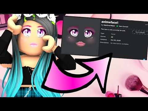 Creating an anime roblox face for my game (speed art)