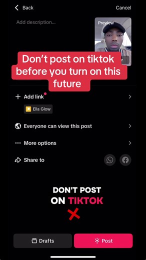 Don’t post on tiktok before you turn on this future #creatorsearchinsights #growthtips