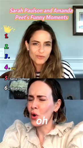 72K views · 948 reactions | Is this what it feels like to be Sarah Paulson's best girlfriend?#sarahpaulson #amandapeet #usa #fyp #celebrity | Fame Focus | Facebook