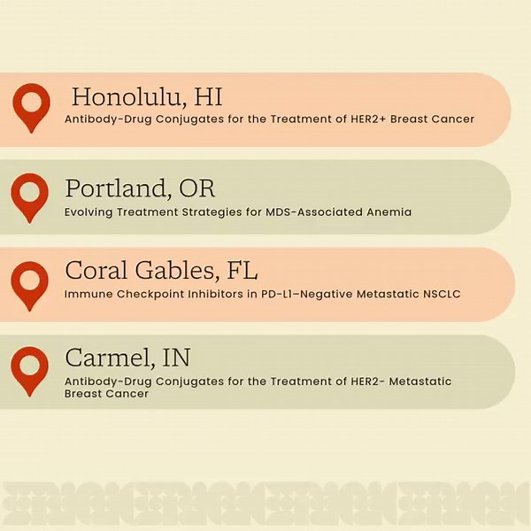 🎉 Every month, we connect community oncologists with top faculty nationwide, sharing insights that help shape patient care across the U.S.     ➡️ View a few of the… | Decera Clinical Insights