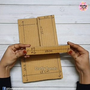 This video is for you, if you love cardboard recycling | Crafty hands