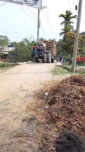 eicher tractor trolley fully loaded working 🚜 #eicher #tractor