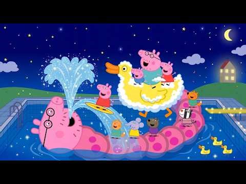 OMG! Peppa Pig Rides a Giant Duck at Night! 🦆😱 | Peppa Pig Funny Animation