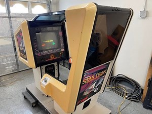 1982 Sega Star Trek Environmental Cockpit Arcade Machine
