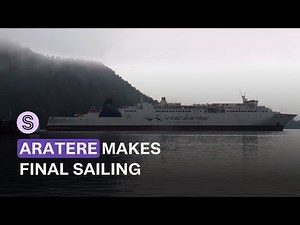 Aratere makes final Cook Strait sailing after 26 years | Stuff.co.nz
