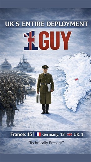 Elite Mode | Britain has deployed its most elite asset to Greenland. One guy. Not a convoy. Not a fleet. Not a dramatic fly-over. One extremely... | Instagram