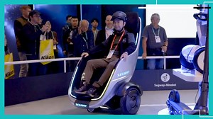 25K views · 122 reactions | Segway has extended its product lineup far beyond its original two-wheeled upright vehicle. At CES 2020, one of the more interesting new micromobility inventions it debuted is the S-Pod, a chair that wraps around you, providing an extremely comfortable ride at speeds up to 24 miles per hour. | TechCrunch | Facebook
