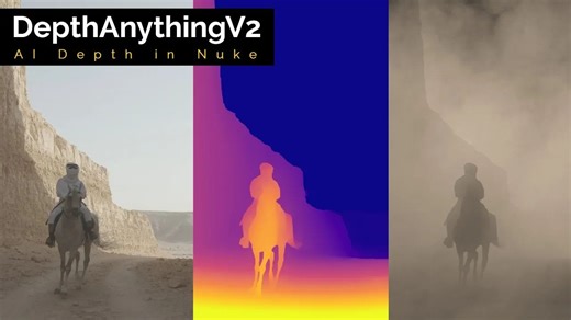 Nuke教程：使用Nuke中的Depth Anything v2 | Nuke中的AI深度 | 创建电影感雾效和逼真的深度效果