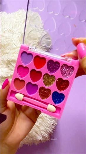 ASMR Planet Glitter Satisfying with Unboxing & Review Makeup Kit Set Pink Sounds Video cute