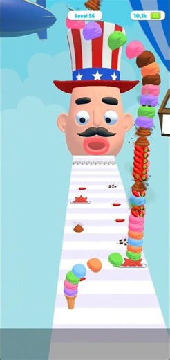 Stacky Ice Cream Runner #40 Gameplay #shorts #mobile #games 🍦