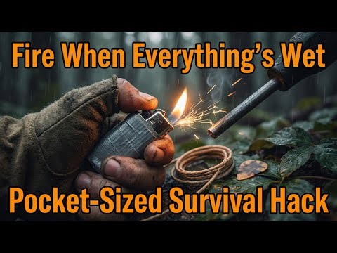 The Pocket Fire Hack Every Survivalist Needs: Start a Flame Even When Everything Is Soaking Wet