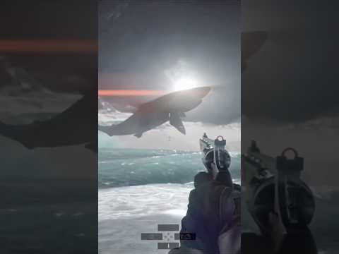 Did you know you can make a megalodon appear in Battlefield 4? #videogames #battlefield4 #gaming