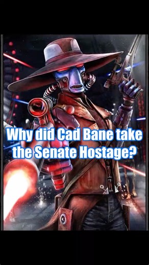 When Cad Bane Took the Senate Hostage #starwars #clonewars #starwarslore #bobafett #bountyhunter