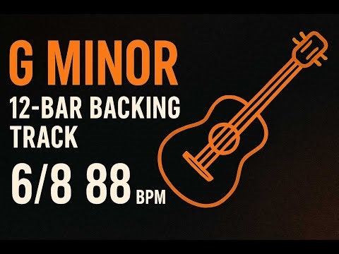 Backing Track #15 – G Minor Groove (6/8, 88 BPM)