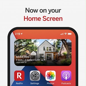 Bring your home search to your home screen with Redfin widgets for iOS ✨🏠 See the latest homes for sale near you, updated every 5 minutes. | Redfin