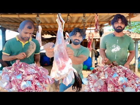 வாரத்தின் இரு நாள் மட்டும் இளம் ஆட்டு மட்டன் கடை வியாபாரம் | Goat Meat business tamil |Siva Arun Tv